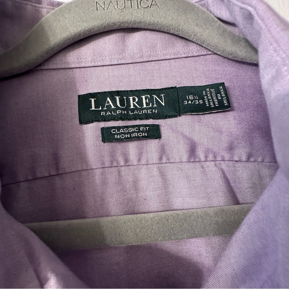 Lauren Ralph Lauren Lavender Dress Shirt